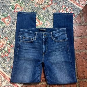 Joe’s Jeans flawless the Lara mid rise cigarette dark wash denim jeans